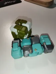 Lego like fidget cube