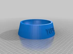 My Customized Fully Parametric Dog / Cat Food Bowl