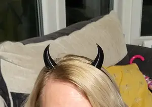 devils or fawns horns headband