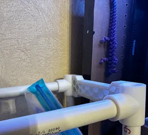 6 Inch connected Tee's 1/2 PVC Pipe