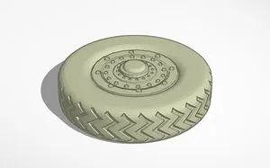1/35-quad-gun-tractor-wheel, chevrolet FAT