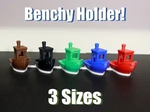 3D Benchy Display/Holder - 4 Sizes!