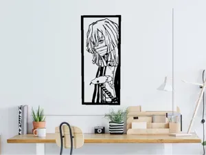 Demon Slayer Iguro Obanai Kimetsu no yaiba 2D Wall