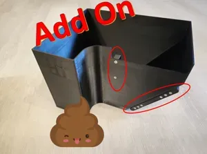 Poop bucket for X1 & P1 Series - MAGNETIC Add On