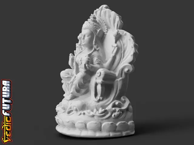 Lakshmi on a Lotus Throne — Фото 3 из 8