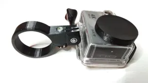 Motorcycle frame slider gopro mount (rutan)