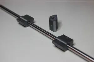 Prusa bed bearings with teflon tubes