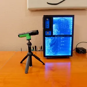 Parametric Tripod Mount for a Flashlight -- Inverted Insert