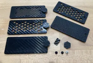 X1/P1 Carbon Filter Cover - No Supports + Optionally Perforated