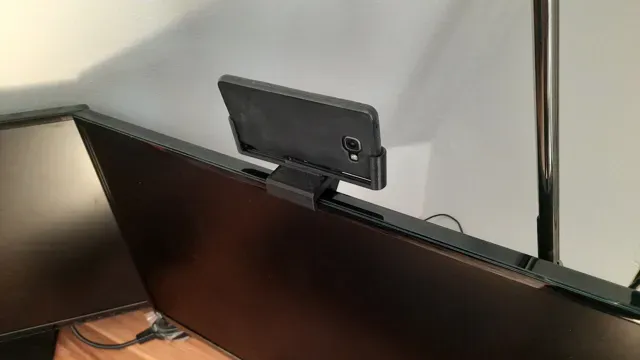 Universal Monitor Phone Mount | Webcam | Droidcam