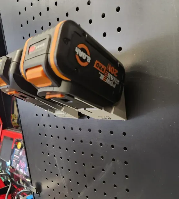 Worx Battery Holder for 1 Inch Pegboard — Image 4 of 4