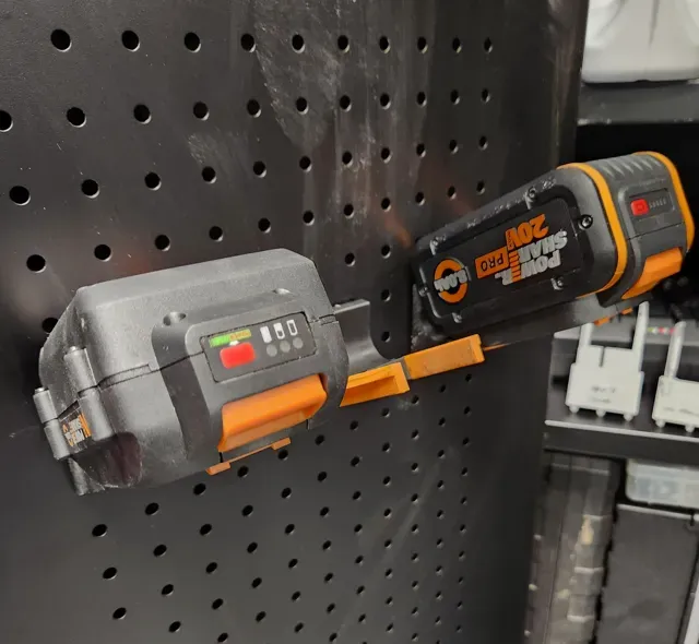 Worx Battery Holder for 1 Inch Pegboard — Image 3 of 4