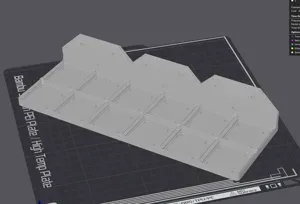 Skadis Gridfinity 2x6 base T-nut