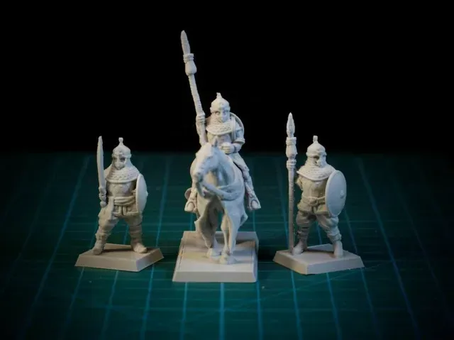 Elite Saracen Spearman 28mm (supportless, FDM friendly) — Image 3 of 3