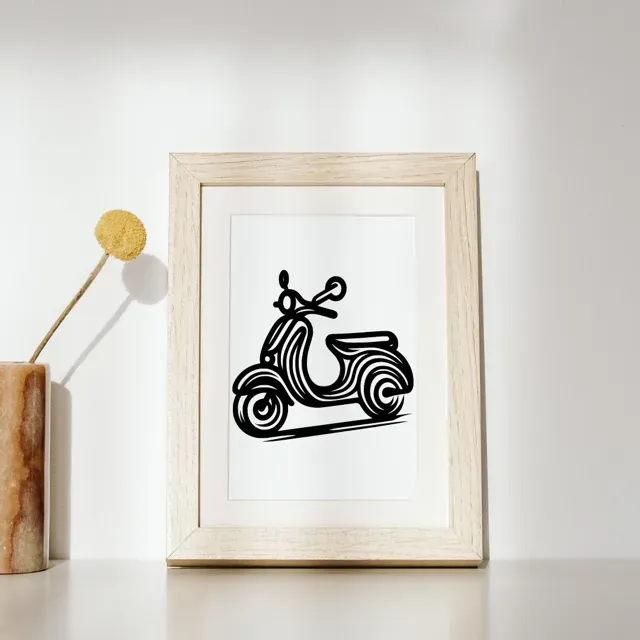 Scooter / Motorka wall decoration — Фото 4 из 7