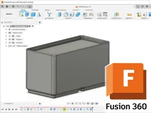 Gridfinity Boxes Filled-in (Fusion 360)