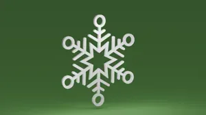 Snowflake 02 (Christmas tree ornament)