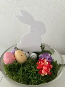 Easter bunny decoration
