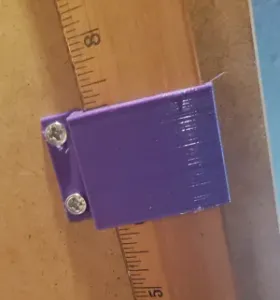 Under desk Ruler Holder