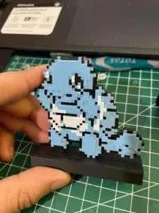 Blue Turtle 8bit Retro Not Squirtle