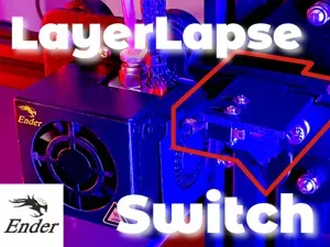 TimeLapse Switch Blacket For Ender 3 / Creality
