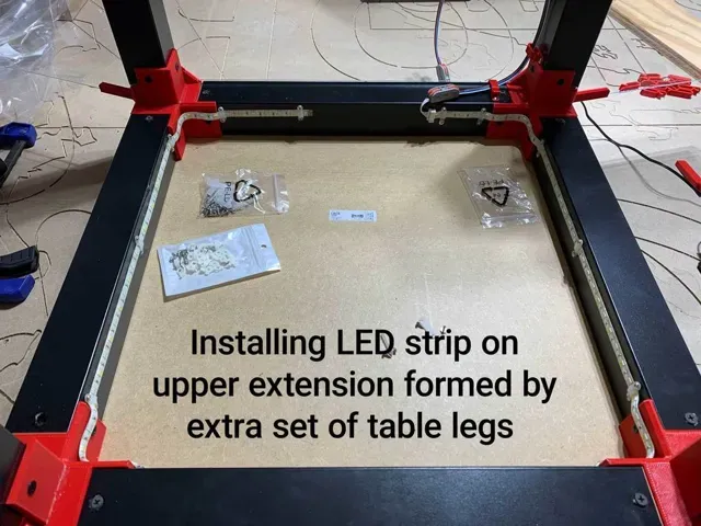 (V2) For BIQU B1, DIY Enclosure, Remix of Prusa V2 IKEA Lack Enclosure, extra doors (opens 3 sides) — Фото 4 из 16