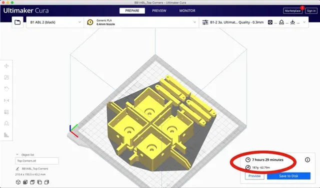 (V2) For BIQU B1, DIY Enclosure, Remix of Prusa V2 IKEA Lack Enclosure, extra doors (opens 3 sides) — Фото 12 из 16