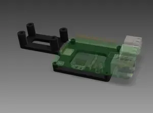 Anycubic I3 Mega Raspberry Pi holder
