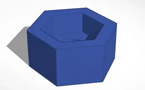 Mini T hex adapter 8mm to 12mm