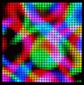 LED RGB Matrix WS2812B ESP32 WLED 32x32 IKEA FRAME