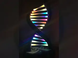 RGB LED DOUBLE HELIX DNA LAMP Arduino Code Remix
