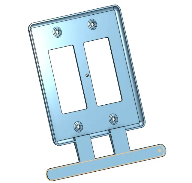 Double outlet / light switch key hook — Фото 4 из 5