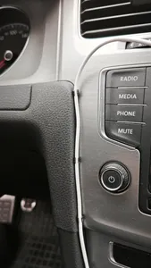 USB cable holder for car