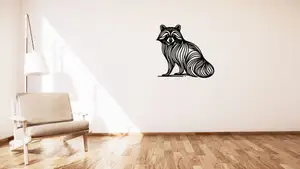 Raccoon / Mýval wall decoration