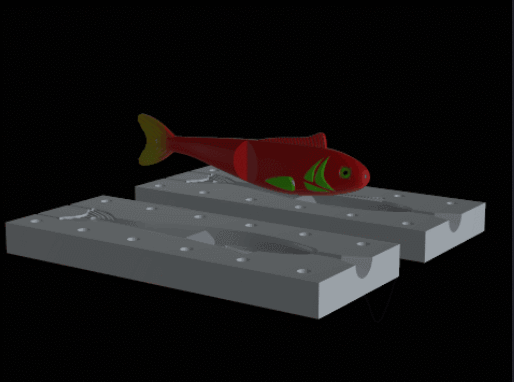 Fishing mold for bait/lure