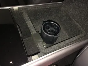 J1772 adapter holder for Tesla Model 3