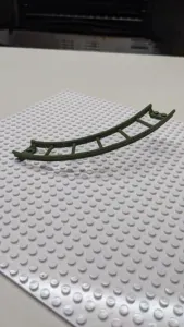 Brick Roller Coaster Curved Slope Track