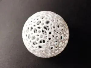 Voronoi Airless Ping Pong Ball (Table Tennis)
