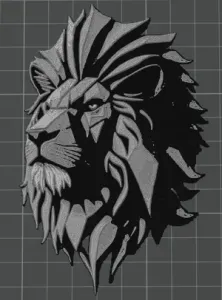 Lion Head - HueForge