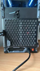 Voron V0 Hinged Rear Panel Hex Mesh