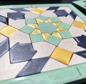 Zellij Moroccan Tile Coaster - AMS & Multipart