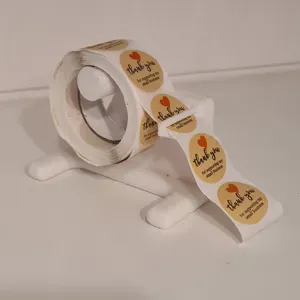 Sticker Roll Holder Easy Peal 1 Inch Round 2.5cm