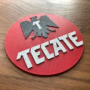 Tecate Beer Coaster - Mexico