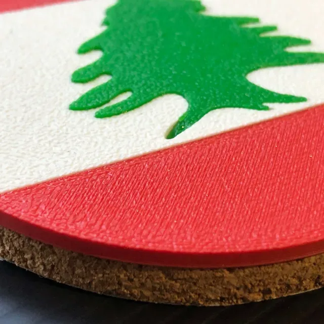 Lebanon - Flag Coaster — Фото 2 из 2