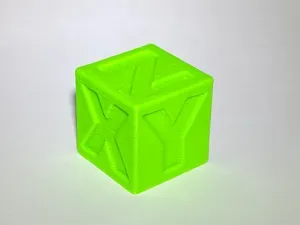 20mm XYZ Calibration Cube