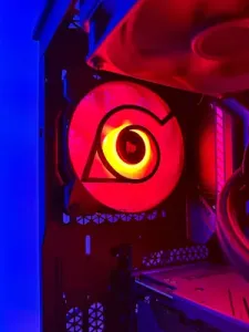 Naruto Konoha PC case fan grill