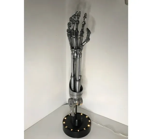 DIY Life-Size Terminator Arm Lamp — Image 10 of 11