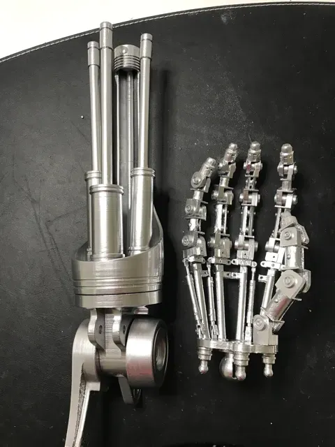 DIY Life-Size Terminator Arm Lamp — Image 8 of 11