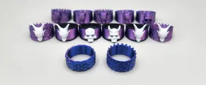 Basic Dragon Scale Ring Samples