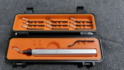 Rugged Deburring Tool Case With Latches 150mm — Image 7 of 8
